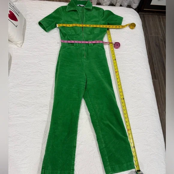 & Other Stories Vibrant Green Jumpsuit - Picture 4 of 6